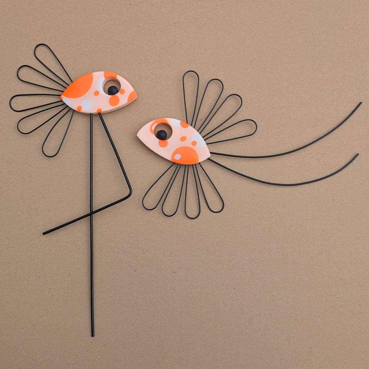 Le couple de ZIF – Oiseaux décoratifs à planter et à suspendre