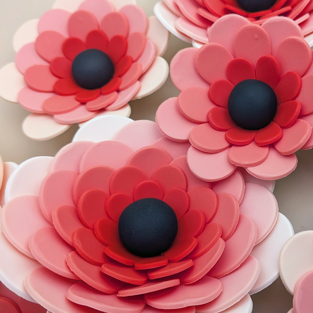 Les PinkFlores – Fleurs décoratives roses