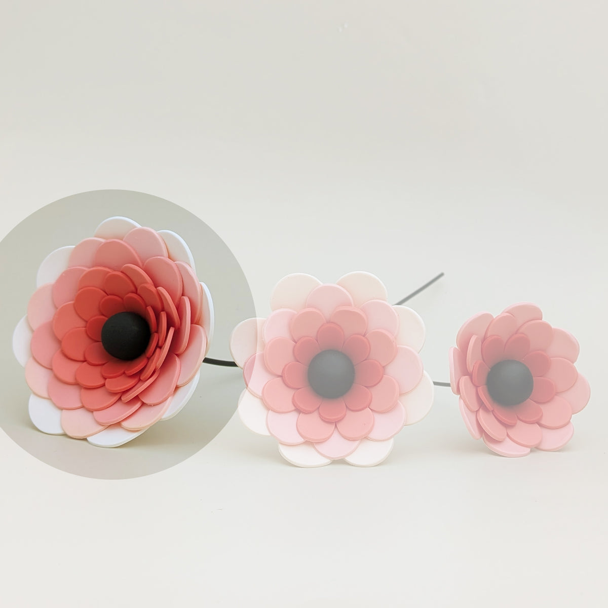 Les PinkFlores – Fleurs décoratives roses