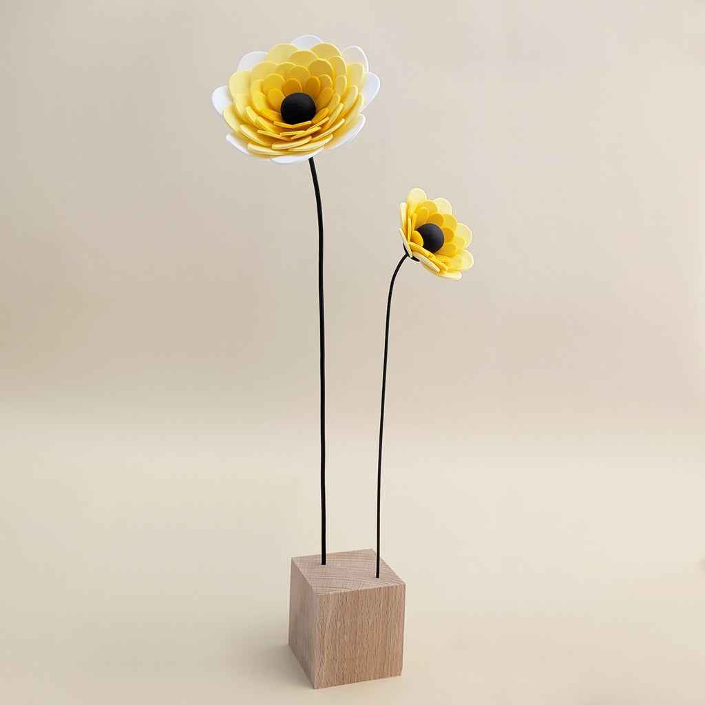 Les YellowFlores – Fleurs décoratives jaunes